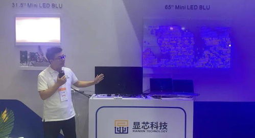 显芯科技am mini led背光产品重磅亮相